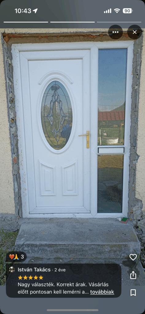 Új ajtó bontott bejárati ajtó olcsón